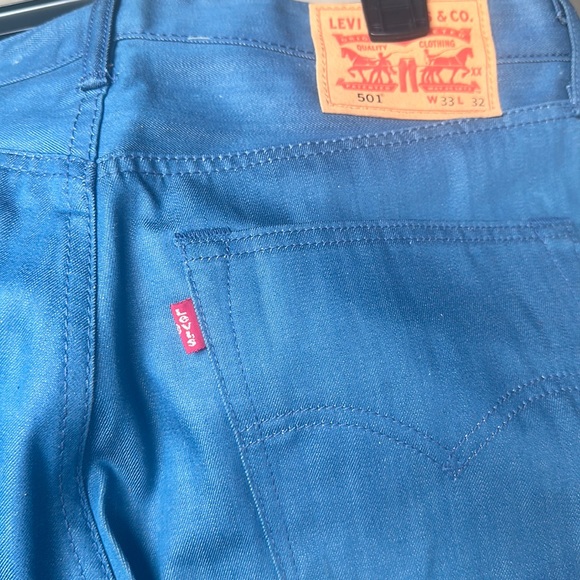 Men's 501®Levis Original Jeans pant 33X32 - Picture 3 of 13